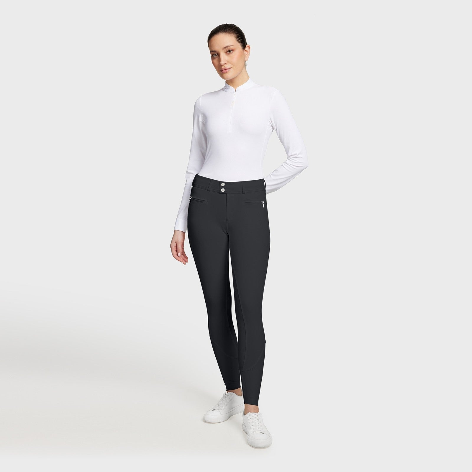 Samshield Women's Chloe Crystal Knee Grip Breeches - Luxe EQ