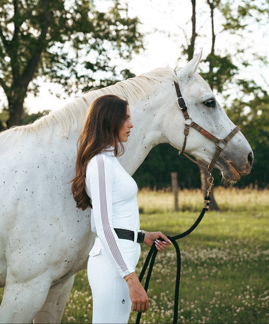 Camille Show Shirt | White - Luxe EQ