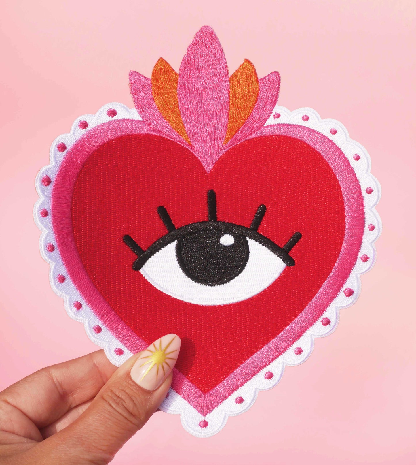 Sacred Heart Iron-On Patch XL