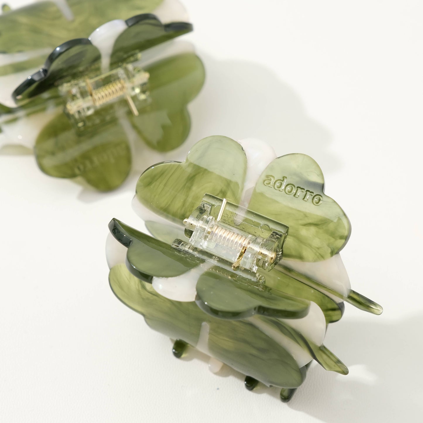 Lucky Four Leaf Clover Claw Clip - Small
