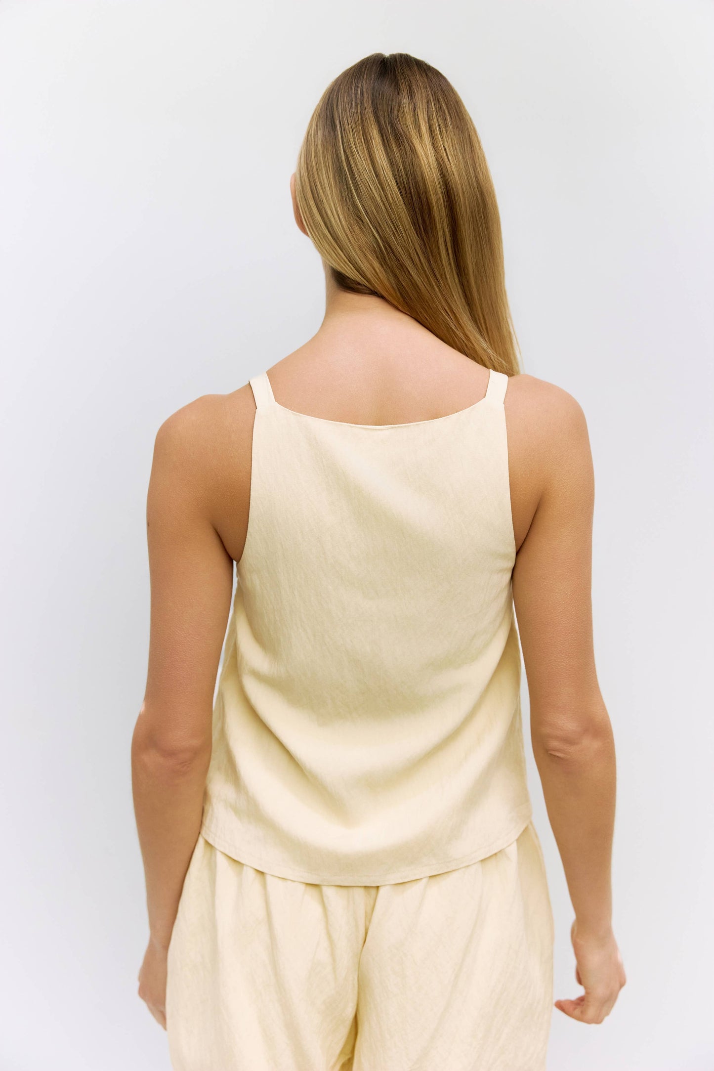 The Piper Top | Tencel Boatneck Tank Top - Luxe EQ