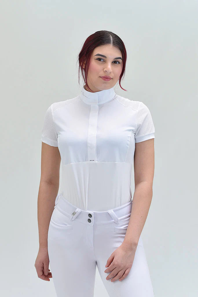 For Horses Mela Short Sleeve Show Shirt - Luxe EQ