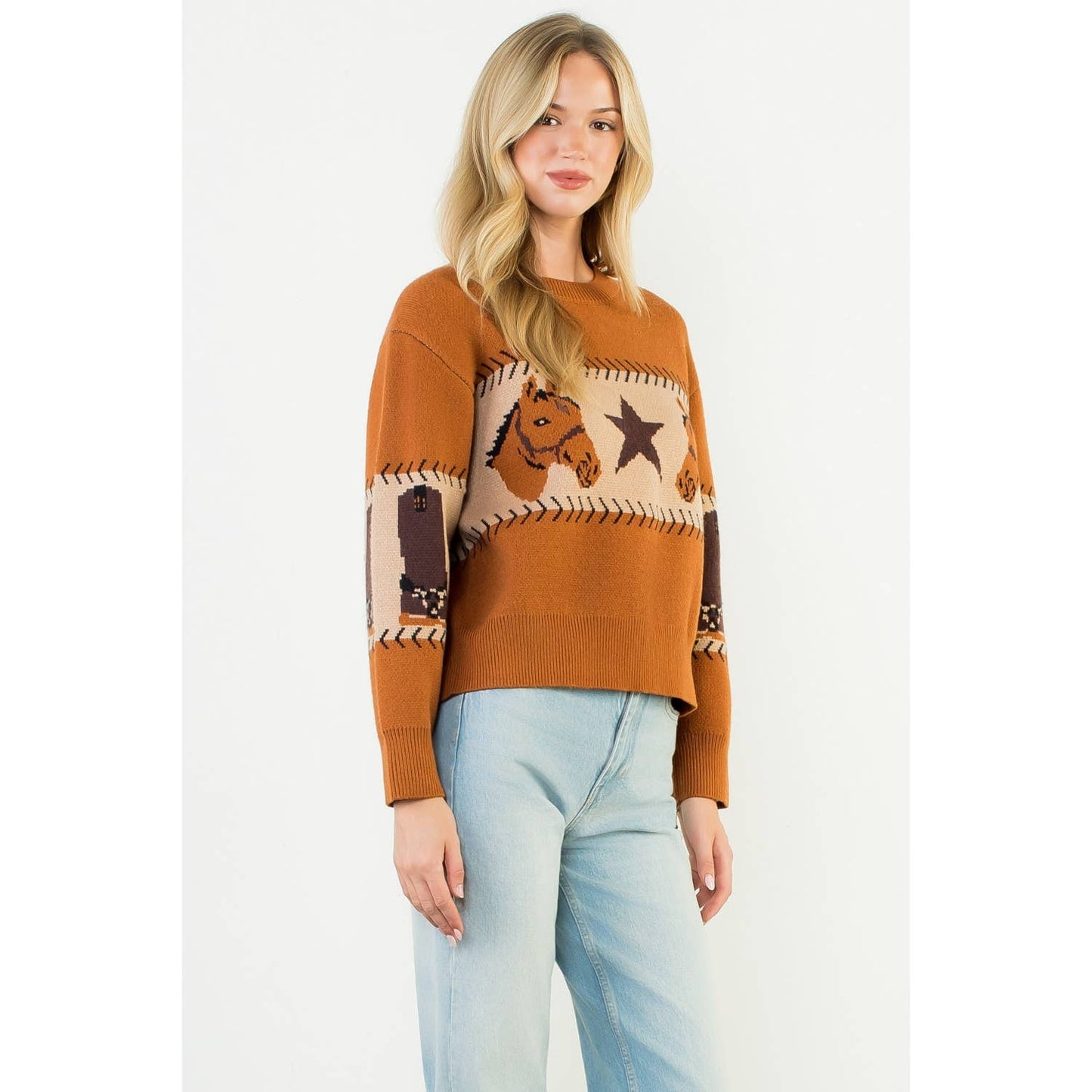 Long Sleeve Knit Sweater