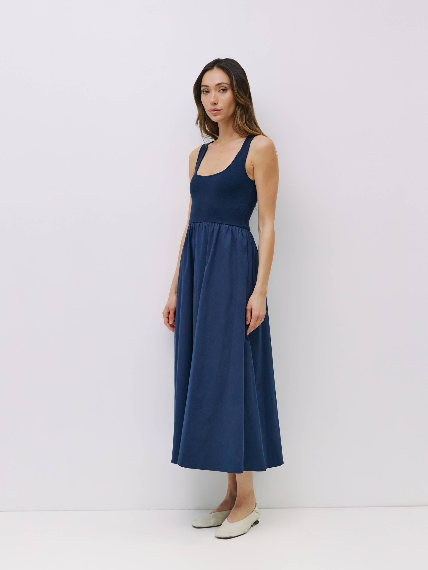 The Lucinda Dress | Sleeveless Maxi Dress with Pockets - Luxe EQ