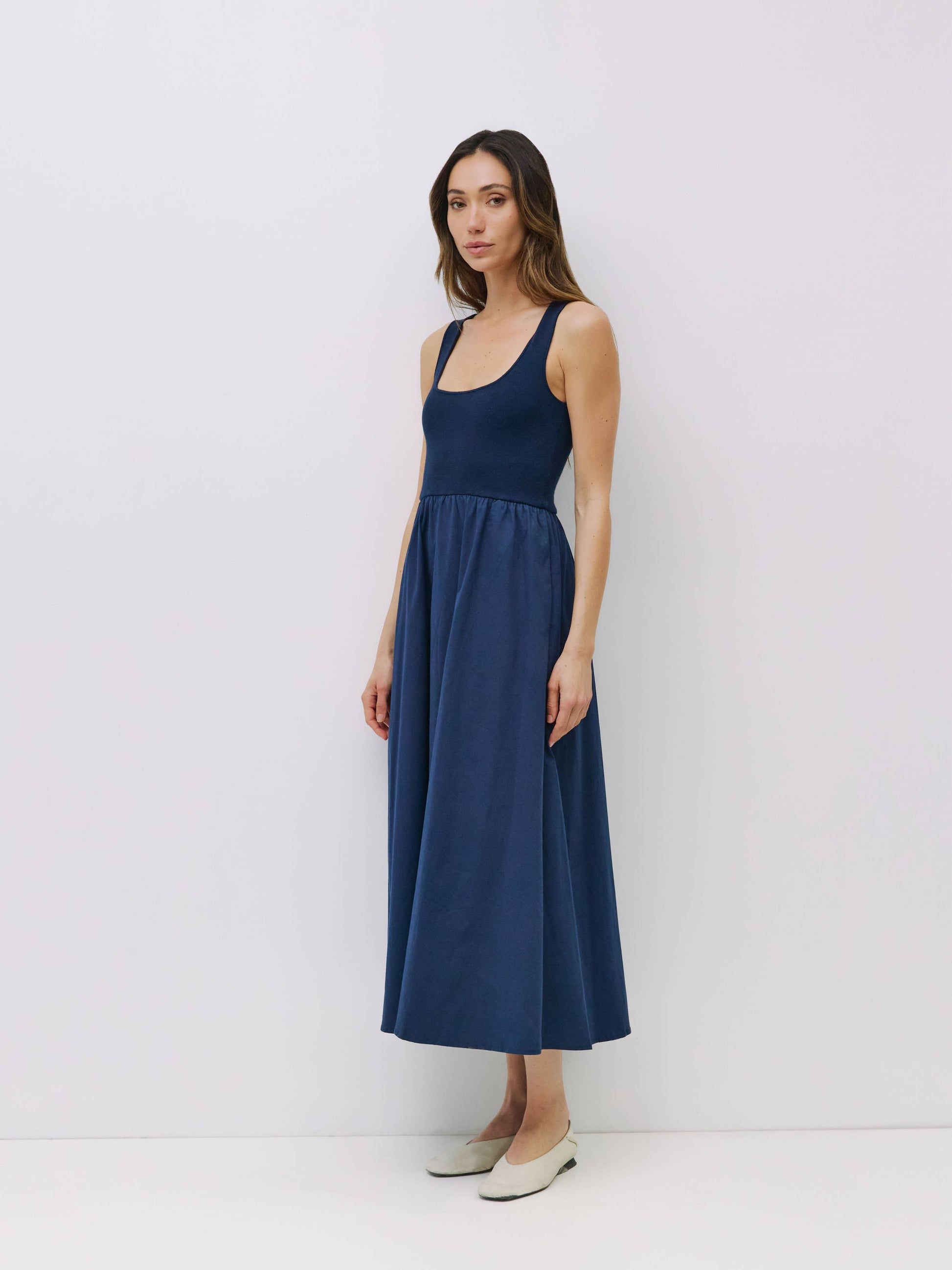 The Lucinda Dress | Sleeveless Maxi Dress with Pockets - Luxe EQ