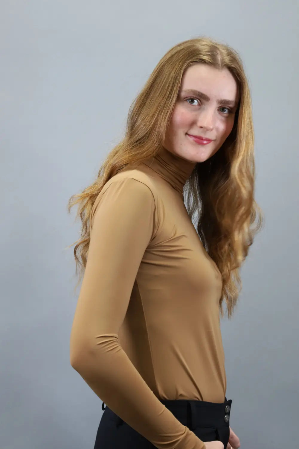 Kismet Alexa Turtleneck Schooling Shirt - Luxe EQ