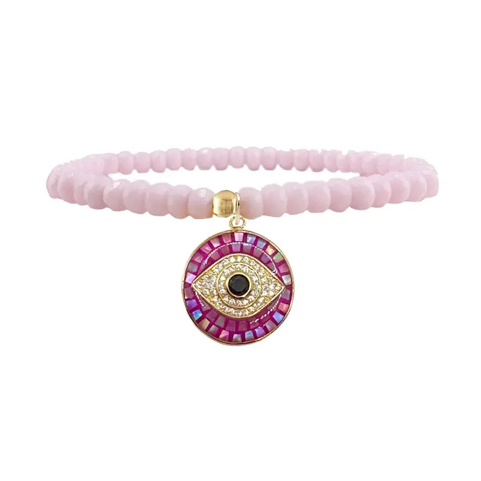 LOVE, LISA Harper Evil Eye Czech Crystal bracelet - Luxe EQ