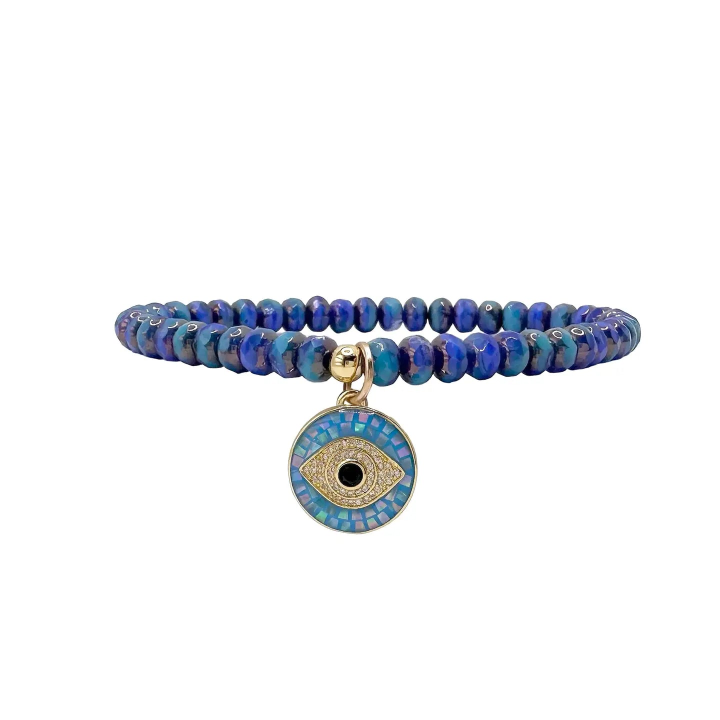 LOVE, LISA Harper Evil Eye Czech Crystal bracelet - Luxe EQ