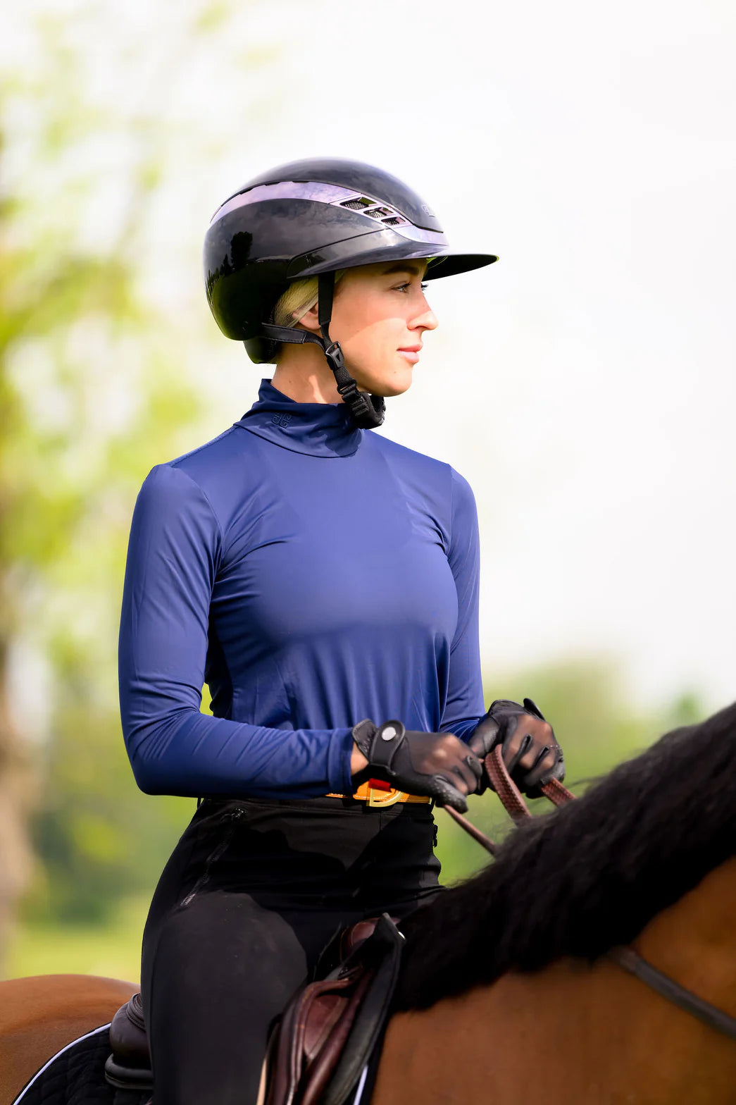 Euphoric Equestrian Otto Long Sleeve Turtleneck - Luxe EQ
