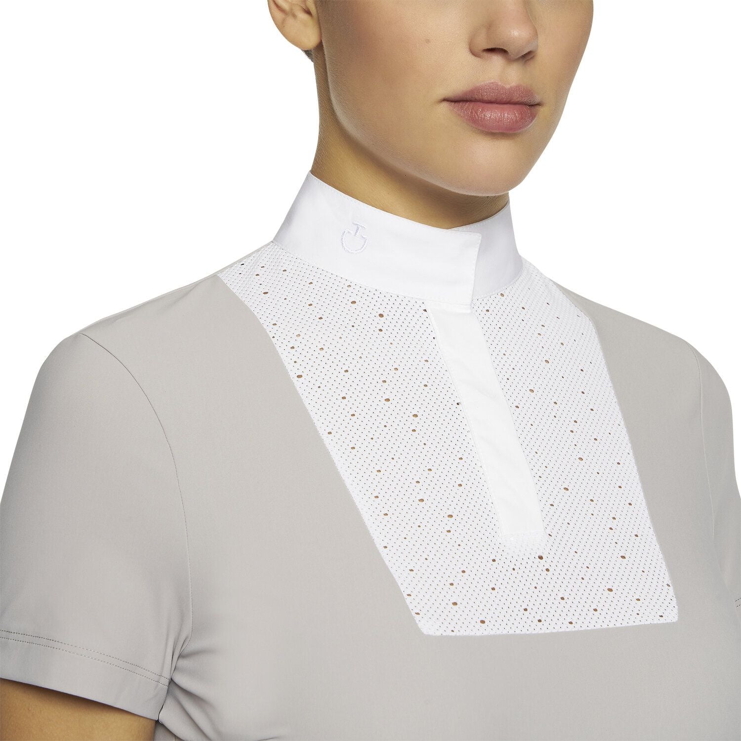 Women’s Crochet Bib Short Sleeve shirt