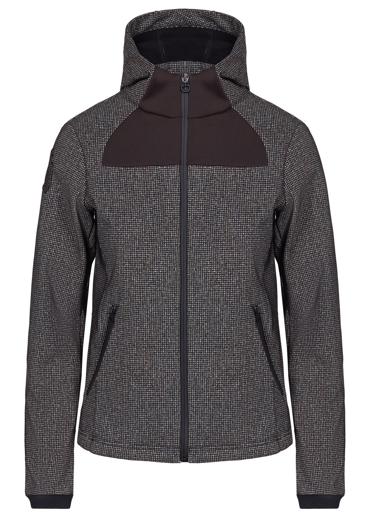Cavalleria Toscana Hooded Jacket With Piquet Inserts FED070 - Luxe EQ