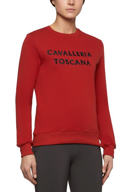 Cavalleria Toscana Embroidery Crew Neck Sweatshirt