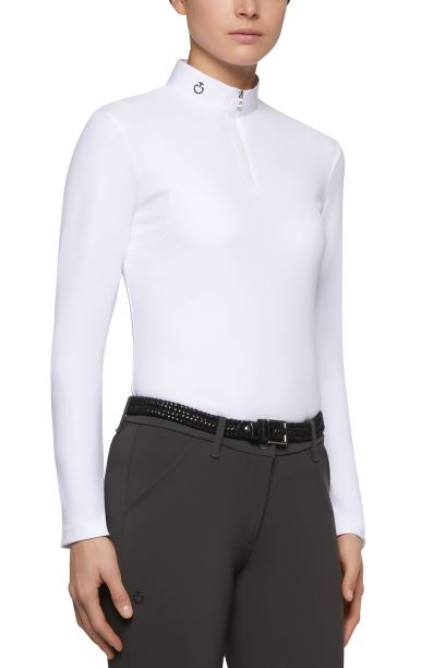 Cavalleria Toscana Jersey Fleece 1/4 Zip L/S Shirt