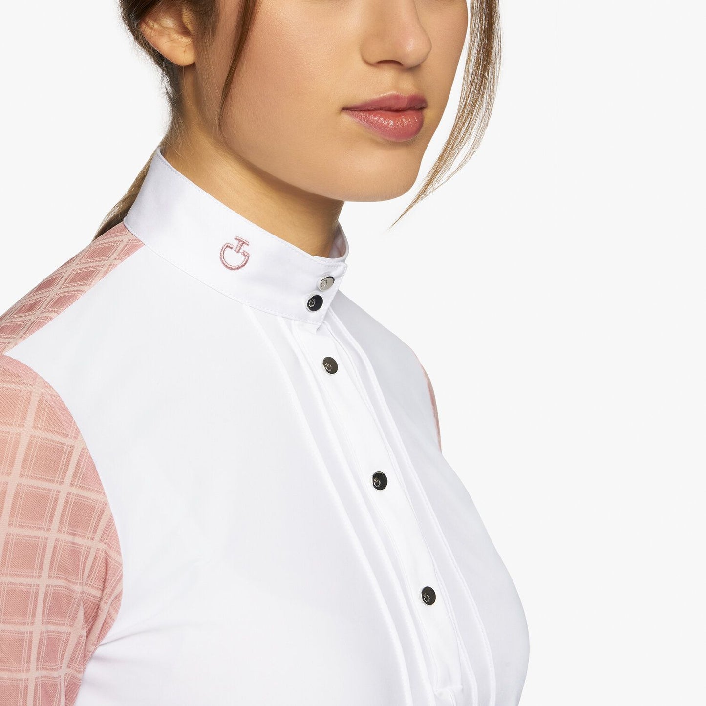 Cavalleria Toscana Pleated L/S Jersey Competition Polo