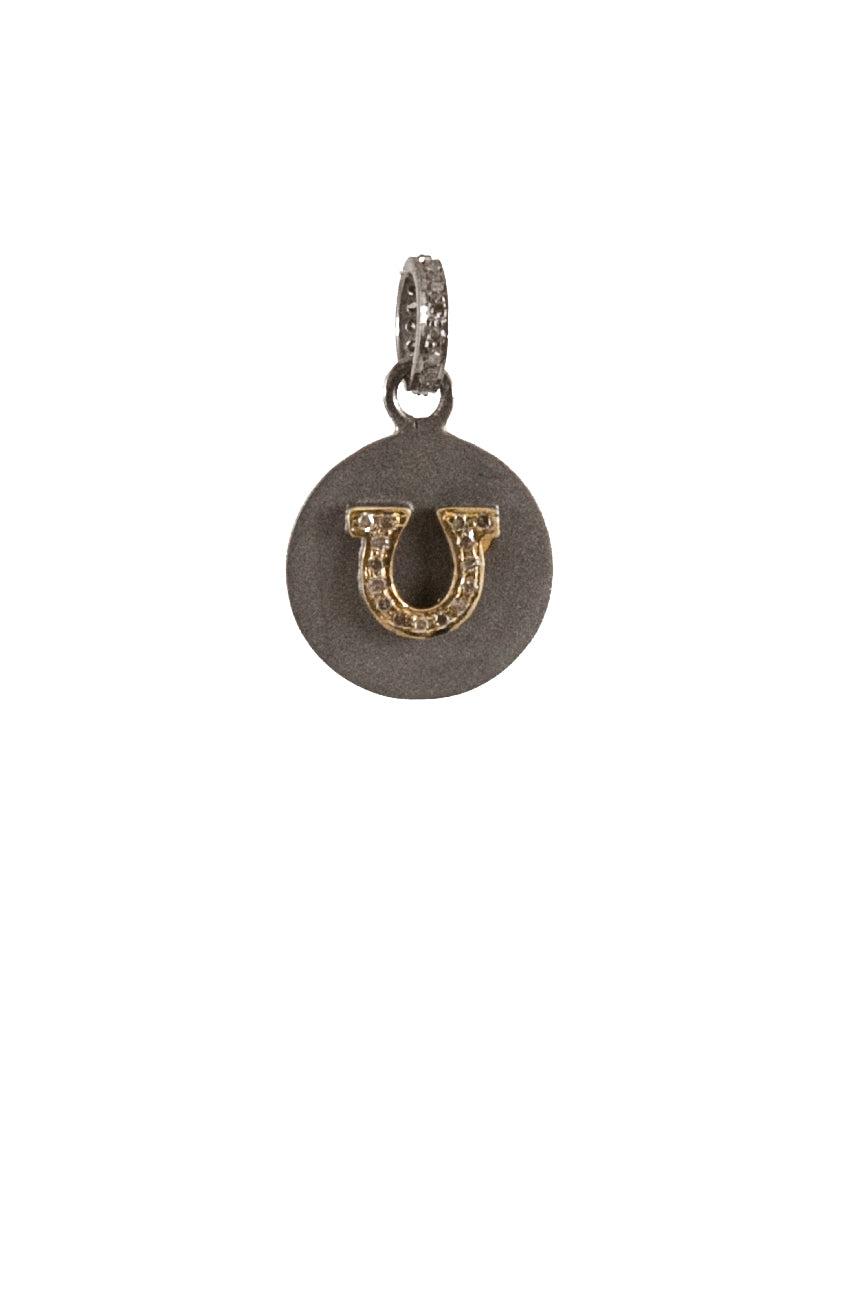 Harvest Jewels PTwo Tone Horse Shoe Charm - Luxe EQ