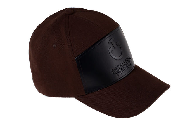 Cavalleria Toscana Coated Leather Logo Baseball Cap - Luxe EQ