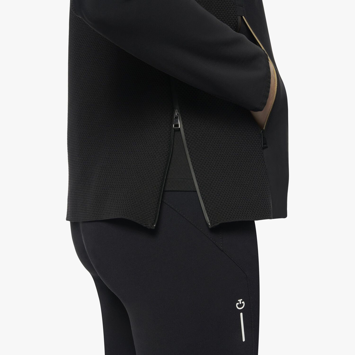 Cavalleria Toscana R-Evo Jersey + Tech Knit Hooded Softshell Jacket