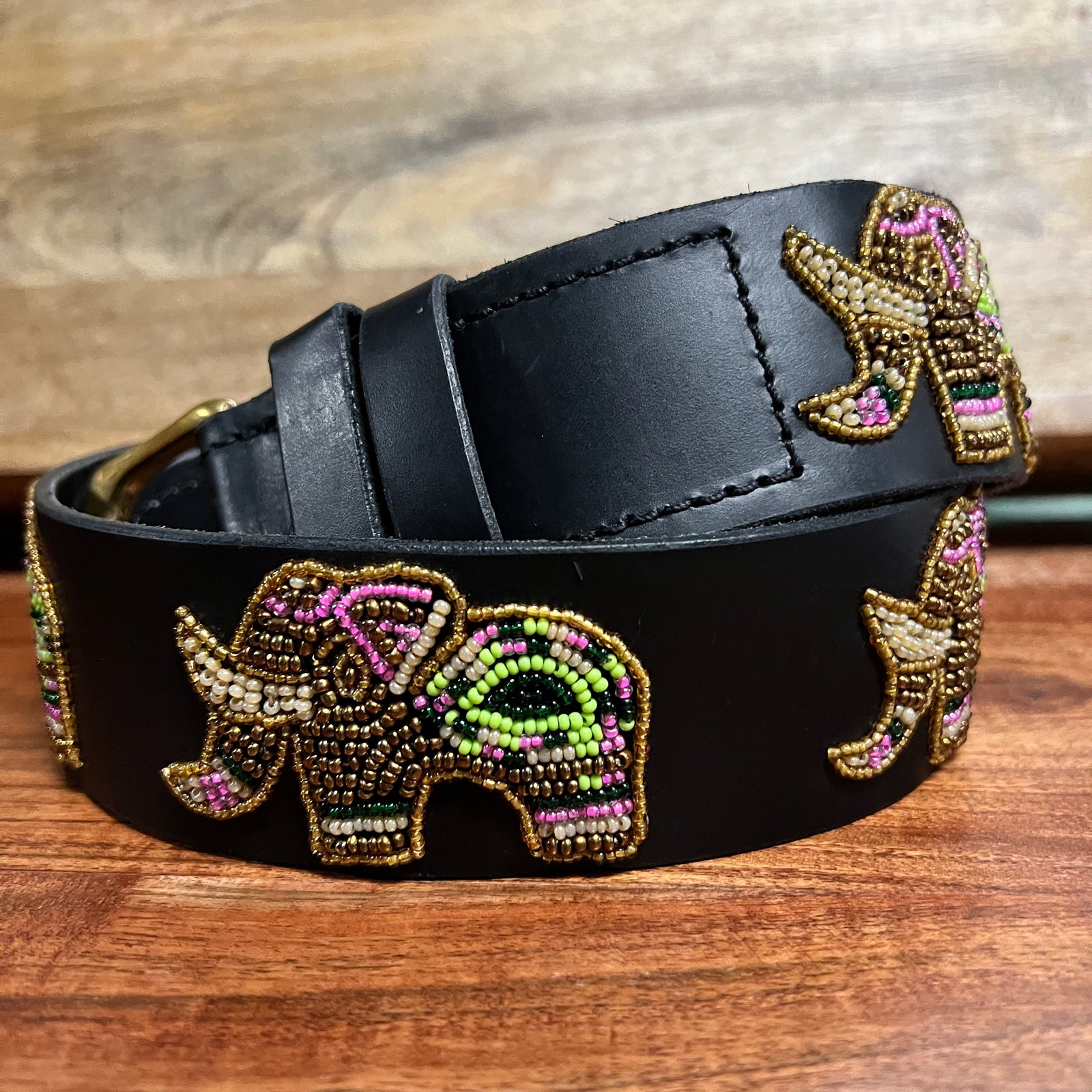Luxe Lucky Animals, Insects and Flowers Wide Zinj Belts