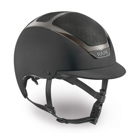 Kask Helmet Star Lady Hunter Helmet w/ Brown Leather Chin Strap