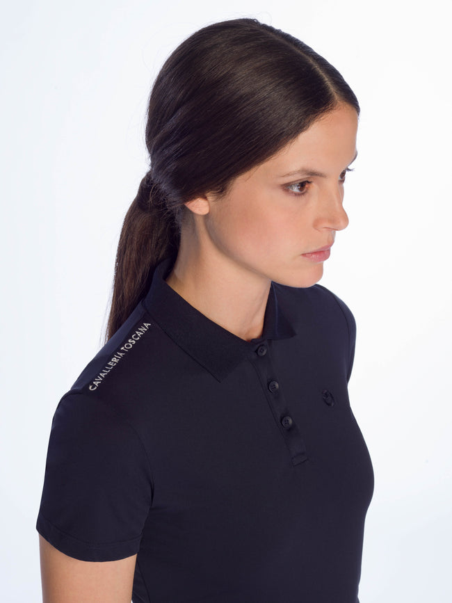 Cavalleria Toscana Training Polo with Laser Logo - Luxe EQ