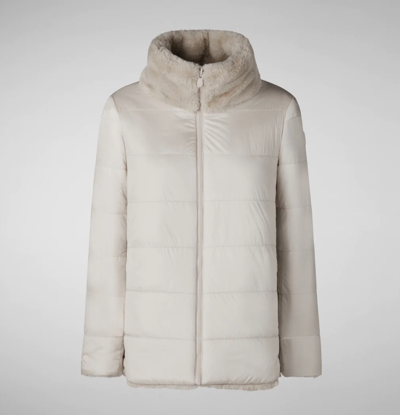 Save the Duck Natalie Faux Fur Reversible Coat - Luxe EQ