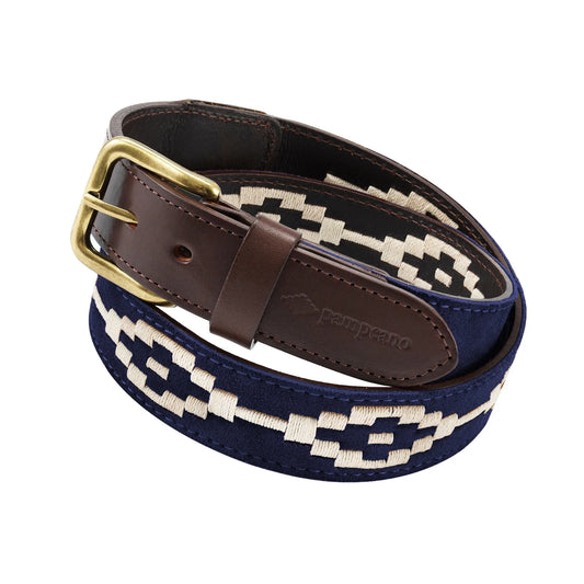 Pampeano 'Confianza' Polo Belt - Navy Suede