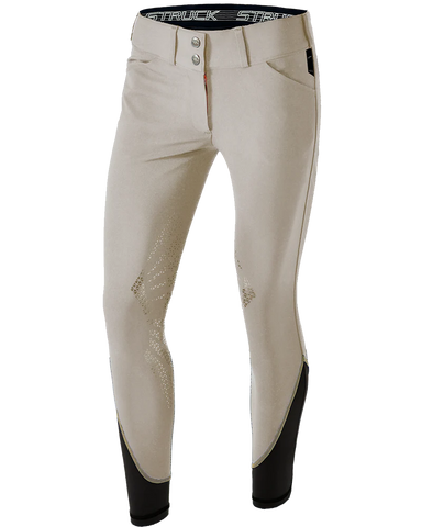 Cavalleria Toscana Women's Four-Way Stretch Perforated Breeches