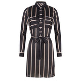 Esqualo Striped Dress - Luxe EQ