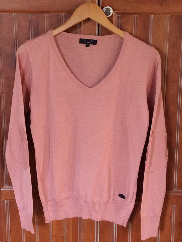 Winston Equestrian Milan  V-neck Sweater - Luxe EQ