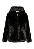 Bella Dahl Fur Zip Hoodie Coat