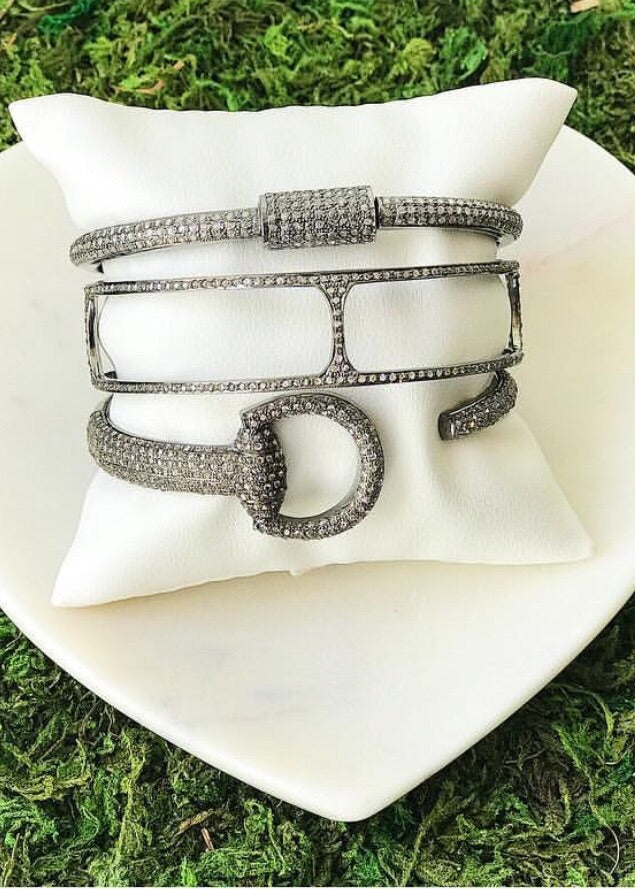 Harvest Jewels H Cuff Bracelet - Luxe EQ