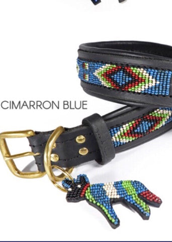 Zinj Kenyan Beaded Dog Collar and Leashes Classic