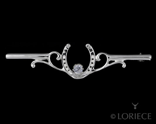 Loriece Stock Pin Fancy Horse Shoe - Luxe EQ