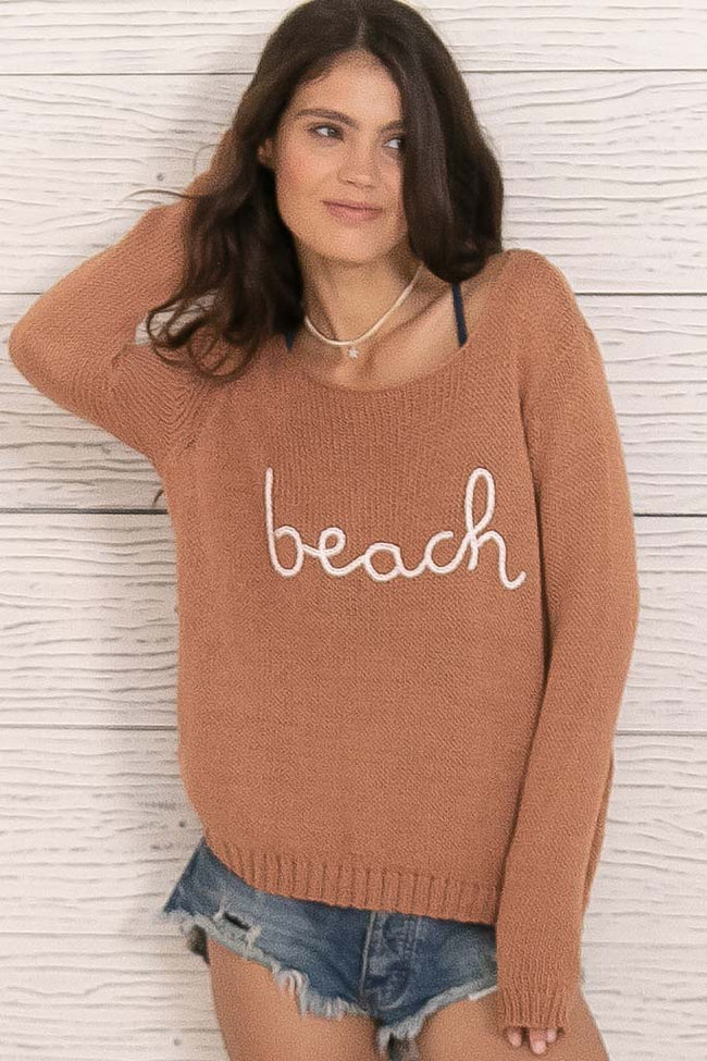 Wooden Ships Women's To The Beach Crew Cotton